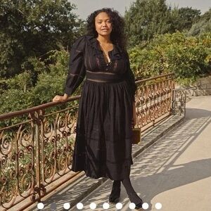 Doen Black Midi Dress